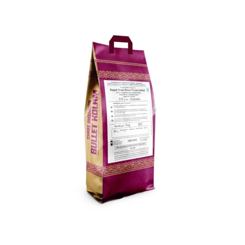 Image of Shree Akshara Bullet Kolam Steam 10 KG | Premium Quality Daily Use Rice