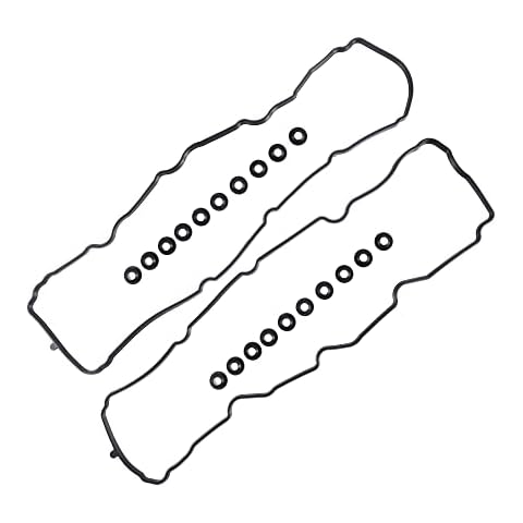 X AUTOHAUX VS50652R Engine Valve Cover Gasket Set for Dodge for Ram 1500 3.7L 2005-2010 for Jeep Grand Cherokee 3.7L 2005-2010 for Jeep Liberty 3.7L 2005-2012 Cover
