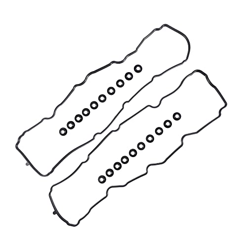 Image of X AUTOHAUX VS50652R Engine Valve Cover Gasket Set for Dodge for Ram 1500 3.7L 2005-2010 for Jeep Grand Cherokee 3.7L 2005-2010 for Jeep Liberty 3.7L 2005-2012