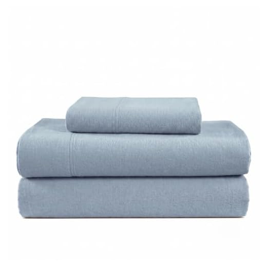 100% Cotton Flannel Sheets Set - Flannel Sheets Twin, 3-Piece Bed Sheets - Lightweight Bedding,Brushed For Extra Softness, Warm, Breathable, 15" Deep Pocket (Fits Upto 17" Mattress) - French Blue