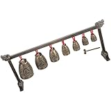 Mikikit Carillon Chinois Antique Rétro Instrument à Cloches Bronze Style Vintage pour DÃ...