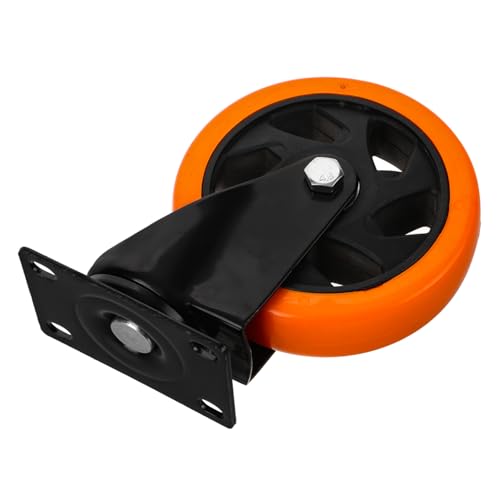 HOMSFOU 5-inch Universal Wheel Caster Replacement for Furniture Silent Casters for Home Supplies