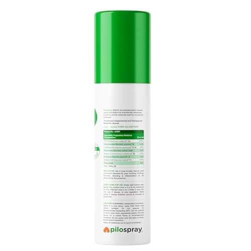 Image of Healing Hands PiloSpray Piles Treatment Spray - 70 gram, Patented Plant Based Hemorrhoids and Fissure Solution, Clinically Proven, Herbal & Natural Care