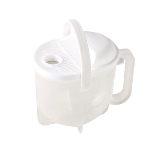 LAPYAPPE Household Kitchen Plastic Rice Washer Sieve Bowl Ergonomic Design for Washing and Draining Lightweight Strainer for Home Use Versatile Kitchen Tool White