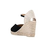 Innenmaterial: Synthetik Geox D GELSA Espadrille Wedge Sandal, Black, 39 EU