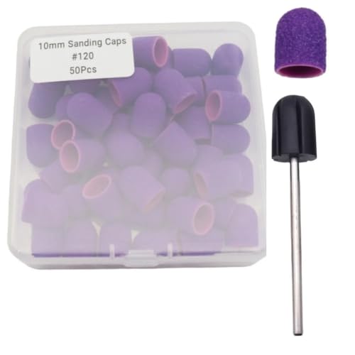 Capuchons de ponçage pour perceuse à ongles efficaces contre les callosités