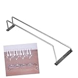 STOBAZA Weinregal Glashalter Unterbau Hängend Weinhalter Stielgläser Organizer für Küche Bar Einfach Montage