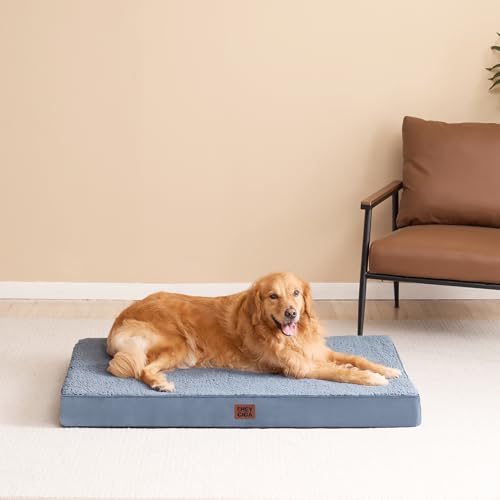 Image of EHEYCIGA Orthopedic Dog Bed Extra Large with Removable Washable Cover, 50IN