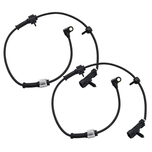 LIDSCURA 2 Pcs ABS Wheel Speed Sensor Front Left Right Replacement for Chevy Avalanche Express Silverado Suburban Tahoe Hummer H2 GMC Savana Sierra Yukon XL 2000-2006, 15037208 ALS482 by LIDSCURA - Used condition - US$15.15