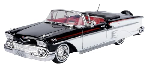 Modelo a escala 1:24 Chevy Impala Convertible 1958 miniatura 2