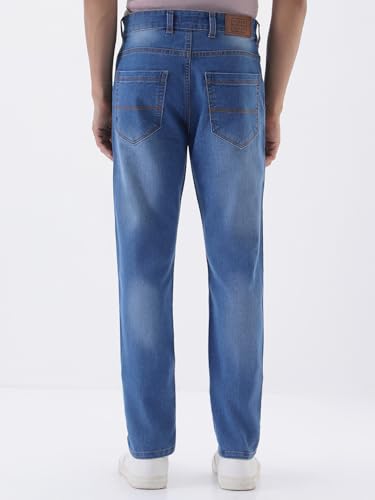 Urbano Fashion Men Mid Rise Slim Fit Washed Jeans Stretchable