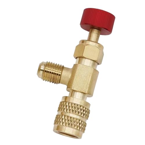 Valvola per l'aggiunta di refrigerante – corrente alternata versatile – valvola di sicurezza, R22 R410 metallo – condizionatori d'aria – valvole a di controllo del flusso valvola | aria