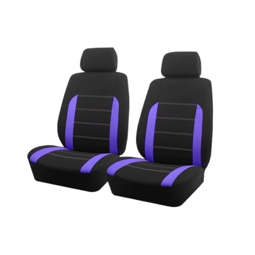Housse de siège voiture universelle violette pour auto et SUV | Lot de 2