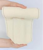 Bende Elastiche in Cotone per Trattamenti Estetici, Bende per Bendaggi Estetici, Impacchi Gambe con Fanghi e Oli, 10cm x 5m, Lavabili e Riutilizzabili