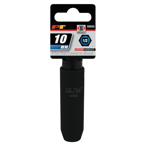 Image of Performance Tool M860 1 /2 Drive 6pt Impact Socket, 10mm