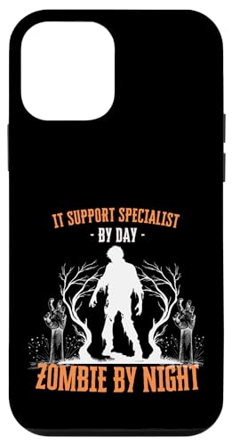 IT T|[g XyVXg by Day Zombie by Night Funny Halloween X}zP[X iPhone 12 mini p