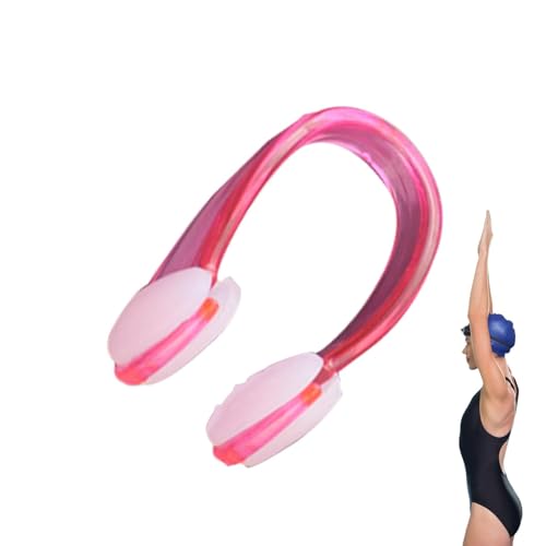 Pinza nasal flotante | Pinza nasal de silicona para adultos y jóvenes – Accesorios de entrenamiento de piscina para principiantes y profesionales