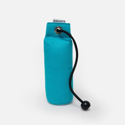 Dog & Field 1/2lb Dog Training Dummy - Blue. Canvas Dummy for Hunting Dogs & Puppy Training. Dog Retriever Training Dummy, Dog Training Bumper, Hunting Dog Accessories, Water Float Dummy