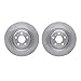 Dynamic Friction Company Rear Brake Rotors 6002-27047