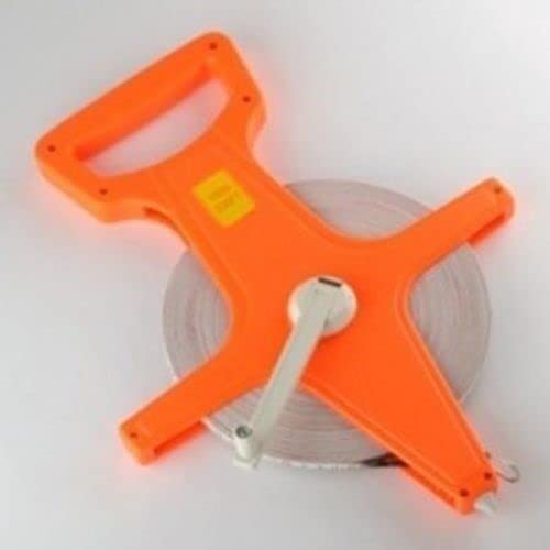 for 330 Foot Open Crank Reel Face Surveyors Sports Fiberglass Tape Measure Measuring