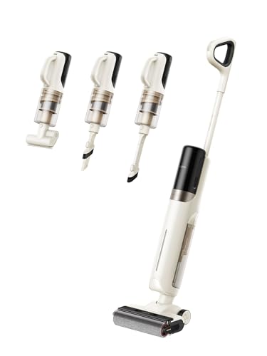 Image of Mova K30 Mix Wet Dry Vacuum Cleaner, 4-in-1 Cordless Vacuum for Multi-Surface, 180° Lie-Flat Reach, 30Min 140°F Hot Air Drying, 0in Dual Edge, Powerful 18000Pa Suction Floor Cleaner for Pet Hair