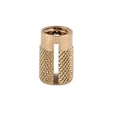 E-Z LOK Threaded Insert for Plastic Flush Brass Thread Inserts M6-1.0 Pack of 25