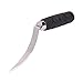 Welldoit 1 Pcs Coconut Knife Opener Tool Stainless Steel Coconut Meat Removal Knife with Wooden Handle and Non-slip Handle Sleeve