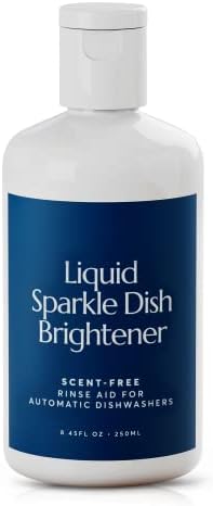 CLEANOMIC Liquid Sparkle Dish-Brightener - Dishwasher Rinse Aid
