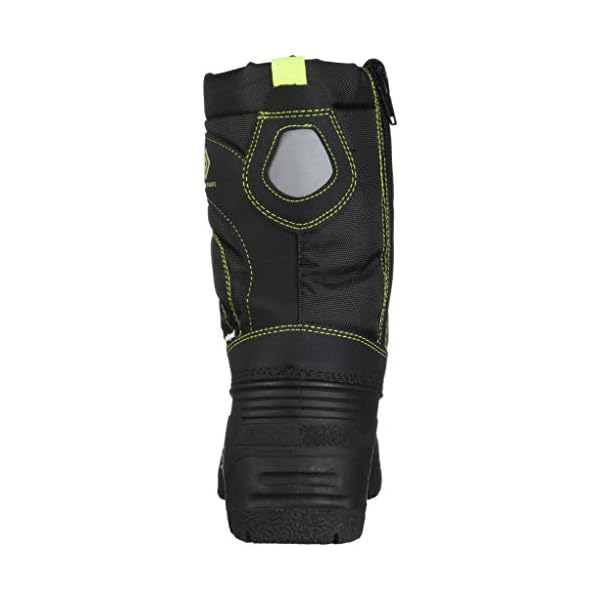 DREAM PAIRS Little Kid Knorth Black N.Green Isulated Fur Winter Waterproof Snow Boots Size 1 (M) Little Kid - Image 4