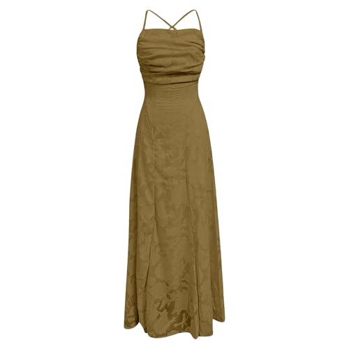 Robe de soirée longue en tulle floral coupe trapèze - 4