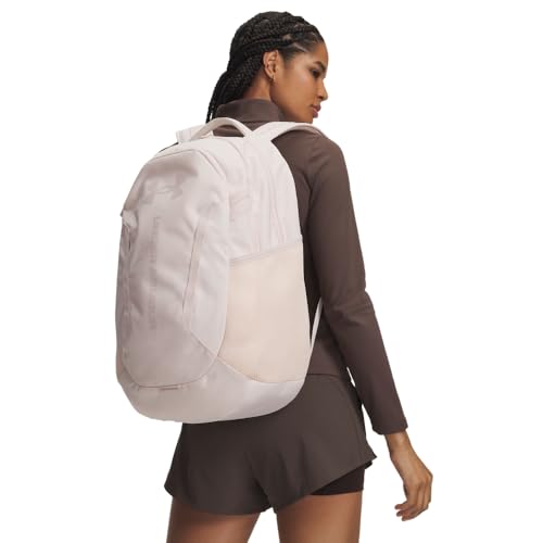 Image of Under Armour Unisex Hustle 6.0 Backpack, (675) Apex Pink / / Apex Pink, One Size Fits Most