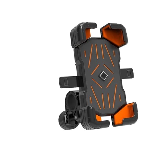 Support téléphone moto militaire orange ultra résistant guidon