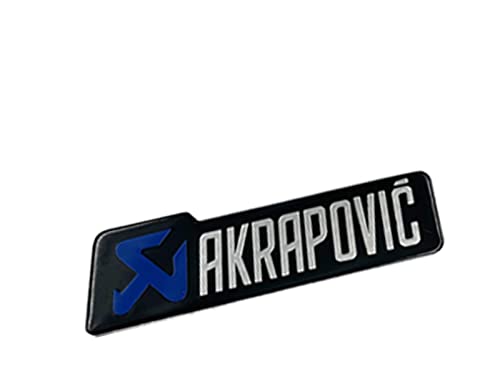 TRKOPS Mingwangauto Pegatina Resistente al Calor 3D El Logotipo del silenciador de Escape Aluminio de la calcomanía de Metal Ajustada for Akrapovic Tmax R1200GS (Color : JH128) Cover