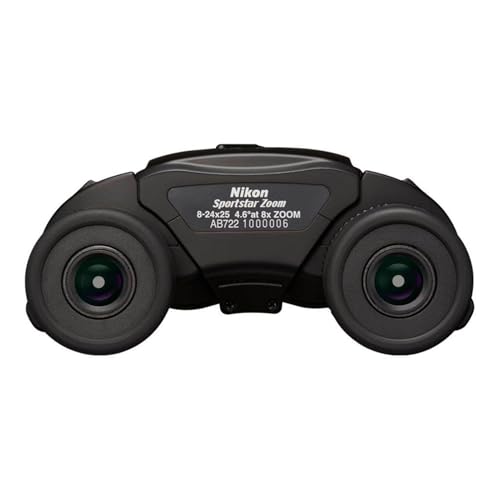 Nikon Sportstar Zoom 8-24x25mm Binoculars - Multi-Coated Lenses, Porro Prism Optics, Fast Focus Control - Compact Lightweight Binocular for Sports Events, Wildlife & Outdoor Viewing - image 4