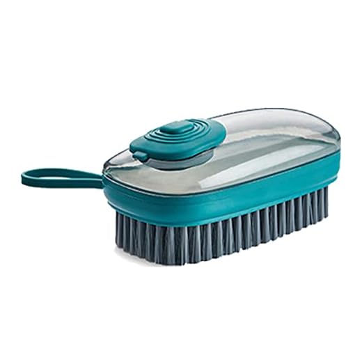 Adicionar Escova de Lavanderia Líquida Escova de Lavar Roupa Escova de Lavar Sapatos Escova de Lavagem Multifuncional Doméstica para Cozinha Banheiro (Verde Escuro)