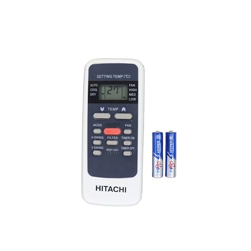 Image of Electronic Spices AC Remote | Compatible with HITACHI AC (Model AC-137) with AAA Batteries