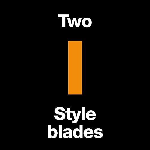 fiskars tripletrack trimmer replacement blades - 2 pack - high profile style i blades for cutting and scoring - arts and crafts - orange