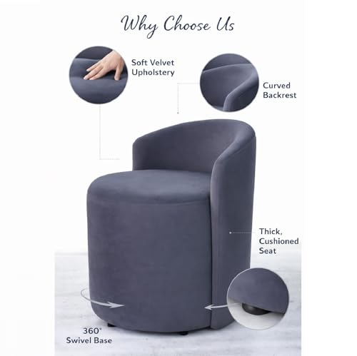 Image of Jaico Wood Seating mudda Puffy Stool Chair for Living Room, Dressing Table, Office, Home Decor, Ottoman pouffes, Sofa Type, and Large .Ottoman and Chair Combined into one (Grey)