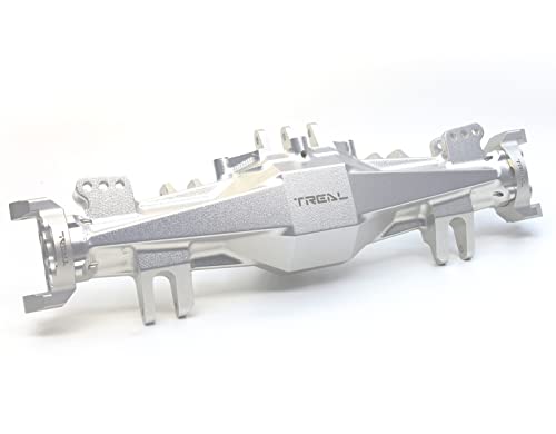 Eje delantero CNC Treal Aluminio 7075 plata de alta resistencia para Losi LMT