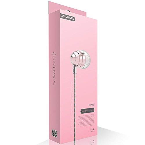Preisvergleich Produktbild Metal Super Bass Ohrhörer iMyMax (rosa)