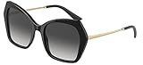 Black/Grey Shaded Dolce & Gabbana Gafas de Sol DG 4399 Black/Grey Shaded 56/20/145 mujer