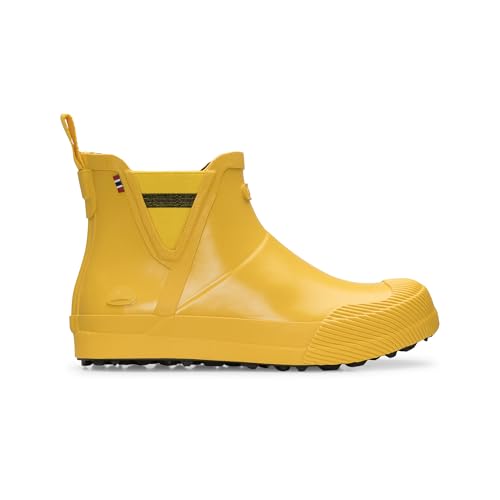 Viking Unisex Ekeberg Rain Boot, Yellow/Black, 43 EU