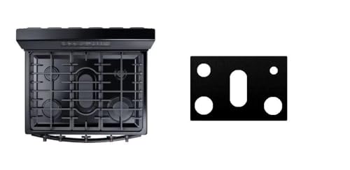 Custom Fit Reusable Burner Liner for Samsung Gas Range Stove Protect Your Stovetop with this Splatter Guard Cover - NX60A6511SS/AA
