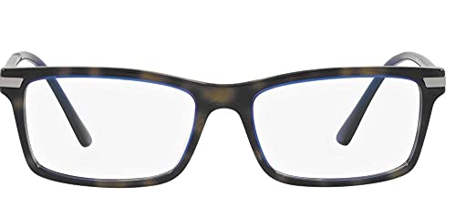 Prada Prada Pr 03Yv Dark Havana Transparent Indigo 56/17/150 Men Eyewear Frame #TOP1