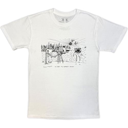 Rock Off officially Licensed Products Radiohead Despot Organic T Shirt Size L