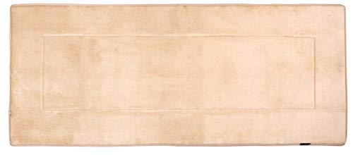 FABBRICA HOME Ultra-Soft Extra-Thick High Density Memory Foam Runner (2 feet by 5 feet, Tan)