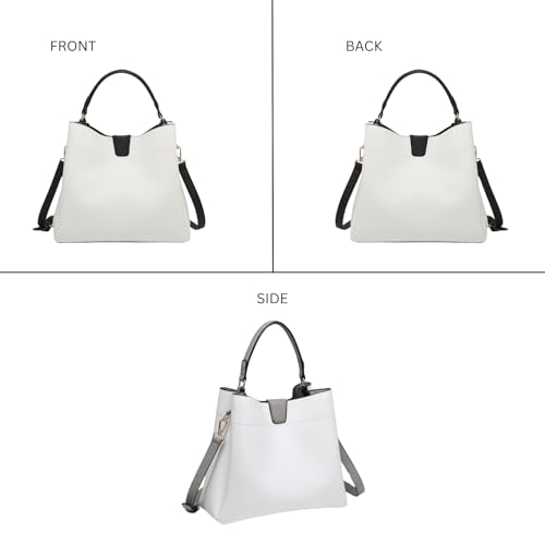 Bolso Satchel Hobo Tote para Mujer de Cuero Vegano Tati miniatura 6