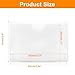 Kyuionty 30 PCS Clear Adhesive Pockets, 3.3