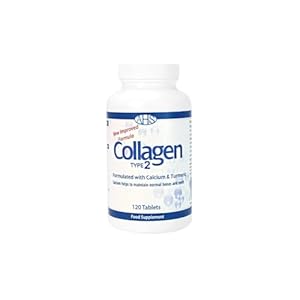 AHS Collagen Type 2 120 Tablets – 4500MG Per day – Formulated with Calcium and Turmeric