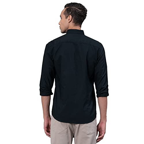 Image of Red Tape Men's Cotton Shirt | Solid Cotton Shirt | Full Sleeves Shirt